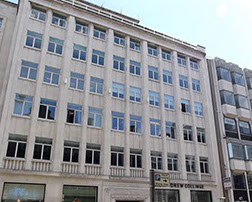 Front of the Churhc Street Chambers building in Liverpool.